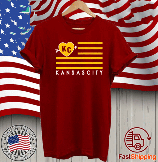 Kansas City Football Shirt - I LOVE KC T-Shirt