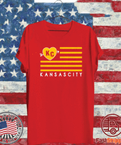 Kansas City Football Shirt - I LOVE KC T-Shirt