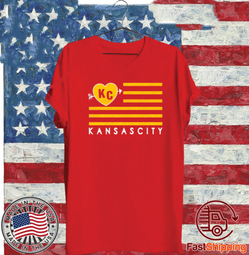 Kansas City Football Shirt - I LOVE KC T-Shirt