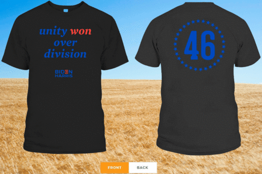 Unity Won Over Division Biden Harris T-Shirt