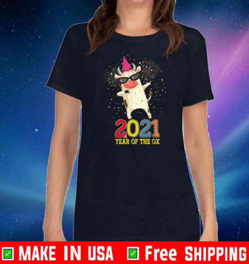 Chinese New Year 2021 Clothes Boy Girl Outfit Year Of The Ox T-Shirt