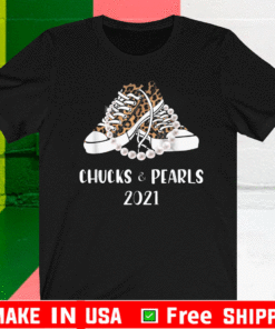 Chucks and Pearls 2021 Leopard T-Shirt - Gift For Mens Womens And Kids