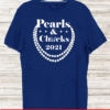 Chucks and Pearls 2021 Shirt - Harris and Biden 2021 President US T-Shirt