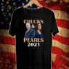Chucks and Pearls 2021 VP Kamala Biden Harris Inauguration T-Shirt