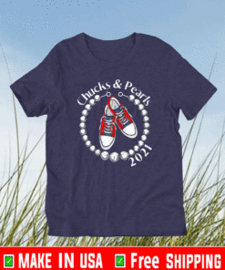 Chucks and Pearls 2021 VP Kamala Harris Inauguration Day Vice President Kamala Harris Biden Harris 2021 2024 T-Shirt
