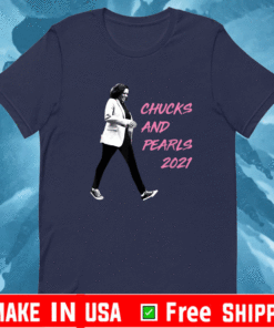 Kamala Harris Converse Chucks and Pearls 2021 T-Shirt
