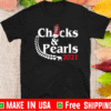 Chucks and Pearls shoes Elephant 2021 T-Shirt