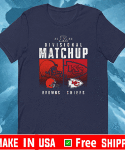 Cleveland Browns VS Kansas City Chiefs 2020 Nfl Playoffs Divisional Matchup T-Shirt