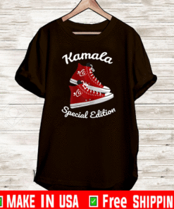 Comma La Kamala Harris Vintage Sneakers T-Shirt