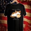 Cute Angry Cat Coffee Monday Caffeine 2021 T-Shirt