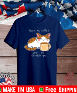 Cute Angry Cat Coffee Monday Caffeine 2021 T-Shirt