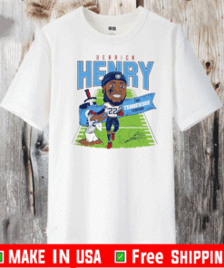 Derrick Henry Caricature Throwback T-Shirt