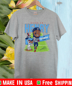 Derrick Henry Caricature Throwback T-Shirt