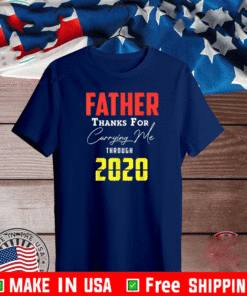 Father Thanks for Carrying Me by Kevin Downswell T-Shirt