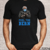 Feel The Bern Bernie Sanders Sitting Mittens Funny Meme T-Shirt