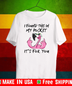 Flamingo I Found This In My Pocket It’s For You Shirt