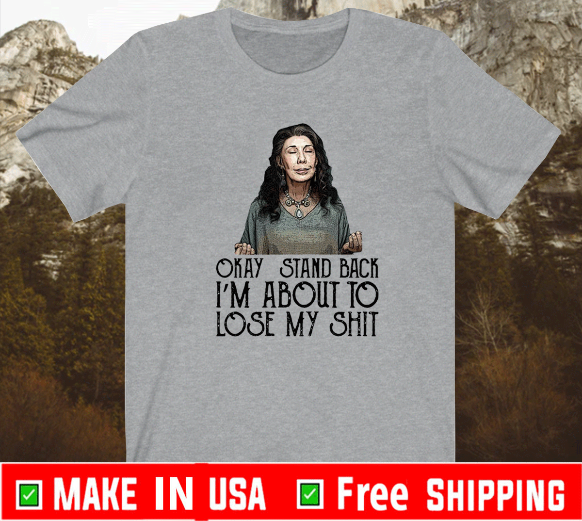 Frankie Okay Stand Back I’m About To Lose My Shit Shirt