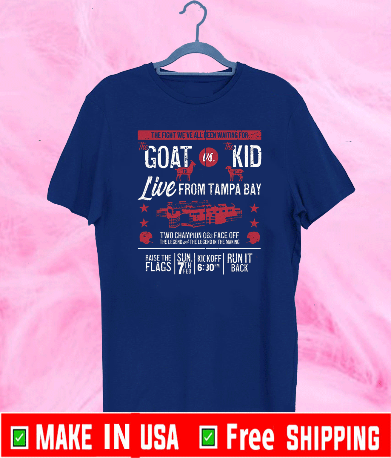 GOAT VS KID Live FromTampa Bay T-Shirt