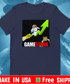 Logo #Gamestonk2021 - Gamestonk Stock Market - Can't Stop Game Stonk GME T-Shirt