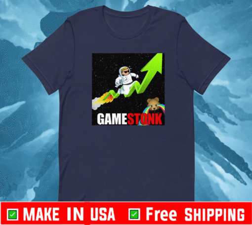 Logo #Gamestonk2021 - Gamestonk Stock Market - Can't Stop Game Stonk GME T-Shirt