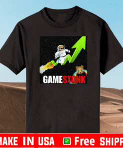 Logo #Gamestonk2021 - Gamestonk Stock Market - Can't Stop Game Stonk GME T-Shirt