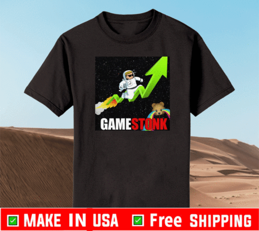 Logo #Gamestonk2021 - Gamestonk Stock Market - Can't Stop Game Stonk GME T-Shirt