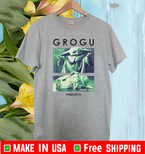 Grogu Attack The Nap Baby Yoda The Mandalorian Star Wars 2021 T-Shirt