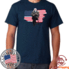 Bernie Sanders Mittens In The Cold US Flag T-Shirt