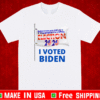 I Voted Biden Harris Presidential Election 2020 Flag US T-Shirt
