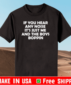 If You Hear Any Noise It's just me and the boys boppin T-Shirt