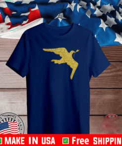 Inauguration Outfit Gold Dove Brooch Shirt