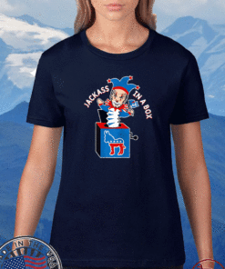 Donkey Biden Box Not My President Anti Biden Political Clown T-Shirt
