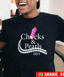 Joe Biden Chucks and Pearls 2021 T-Shirt – Kamala Harris Chucks and Pearls T-Shirt