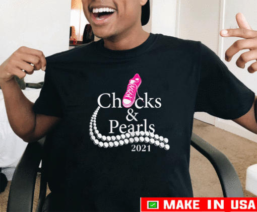 Joe Biden Chucks and Pearls 2021 T-Shirt – Kamala Harris Chucks and Pearls T-Shirt