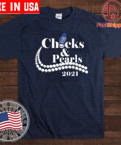 Chucks and Pearls 2021 Harris Biden T Shirt Gift Idea for Men and women on Birthday