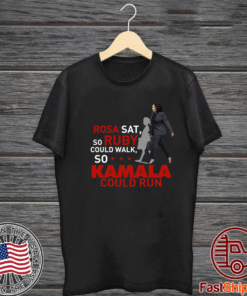 Kamala Harris Rosa Sat Ruby Walk First Female Vice President Shirt