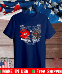 Kansas City Chiefs vs Tampa Bay Buccaneers Super Bowl 2021 Champions Shirt