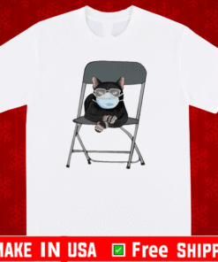 BLACK CAT FACE MASK AND MITTENS SHIRT