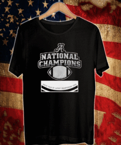 Alabama Diy National Champions Shirt – Sec Shorts Alabama T-Shirt