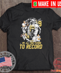 Michael Thomas NFL all time passing to Record signature Official T-Shirt