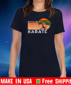 Miyagi-Do Karate Vintage Karate Bonsai Tree T-Shirt