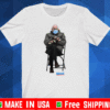 Bernie Meme Chairman Sanders Mittens Sitting Inauguration FaceMask T-Shirt
