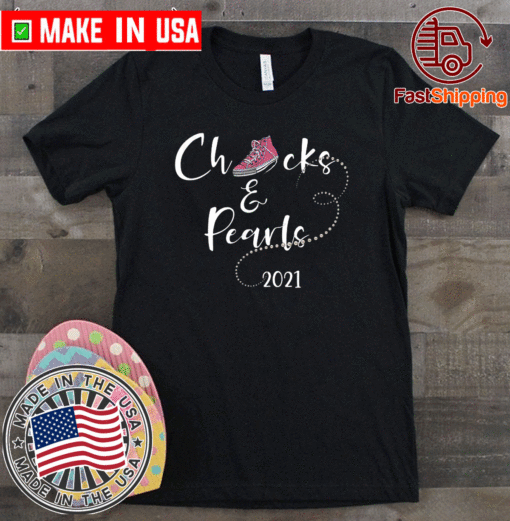 Chucks And Pearls Shirt Matching Mom Daughter 2021 T-Shirt