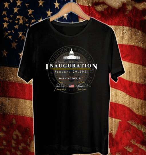 Official Joe Biden Kamala Harris 2021 Presidential Inauguration T-Shirt