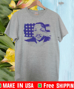 Martin Luther King American Flag T-Shirt