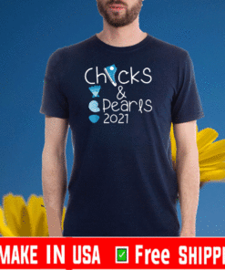 Pink Chucks and Pearl T-shirt, Kalama Cotton T-shirt, Chucks and Pearl Tshirt