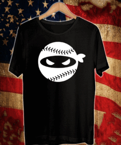 Pitching Ninja Baseball T-Shirt