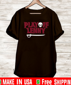 Playoff Lenny Tampa Bay Football Skull T-Shirt