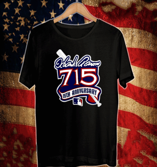 RIP Hank Aaron 25th Anniversary MLB T-Shirt