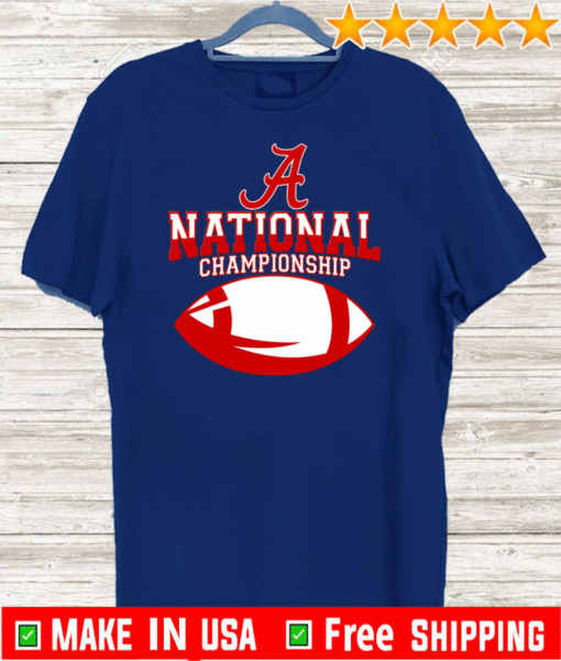 Sec shorts alabama Shirt - alabama Crimson Tide National Championship T-Shirt